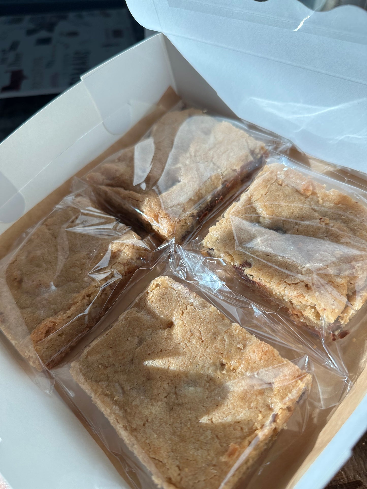 Butterscotch Chocolate Chip Blondies