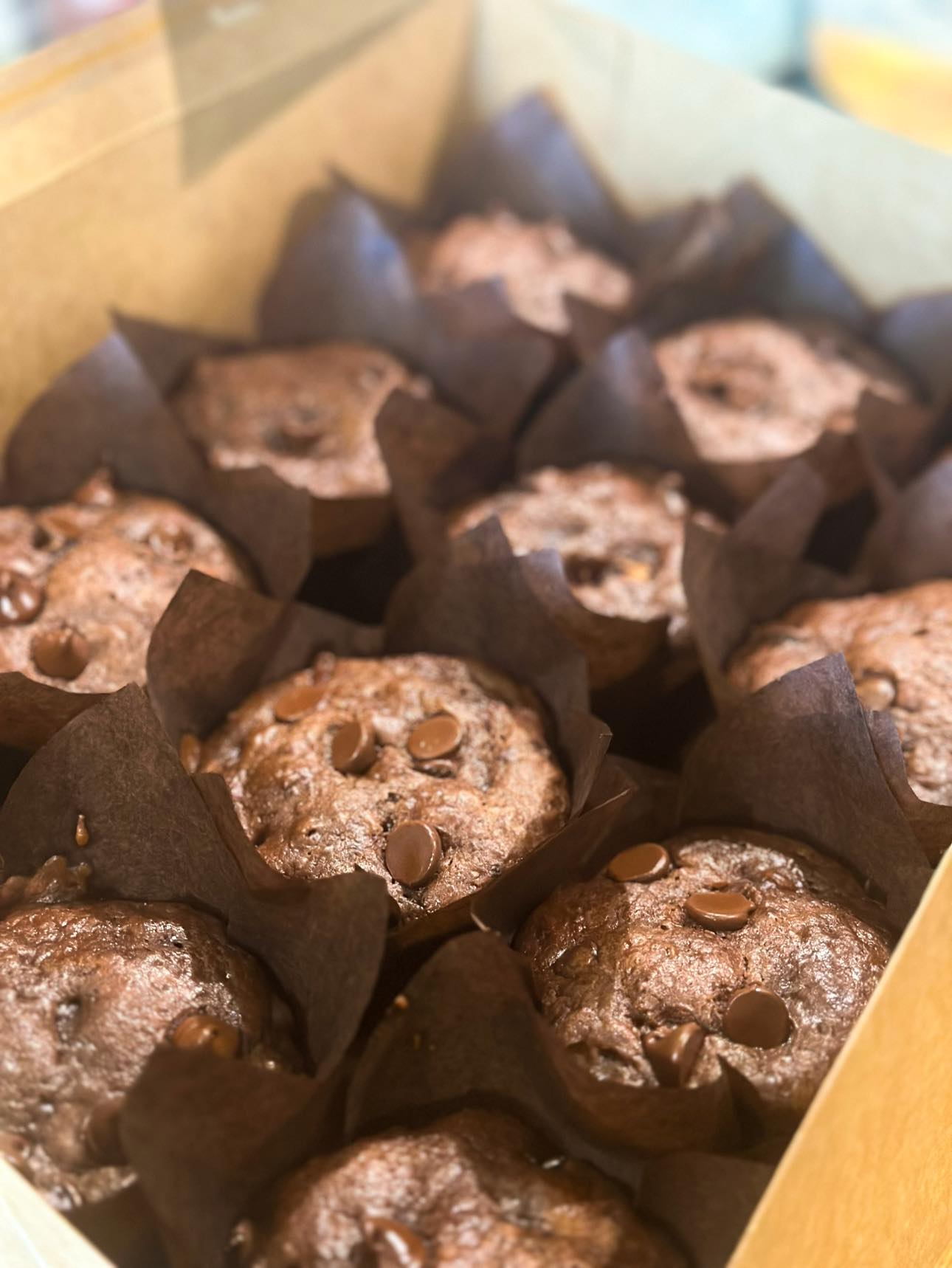 Dark Cherry Muffins